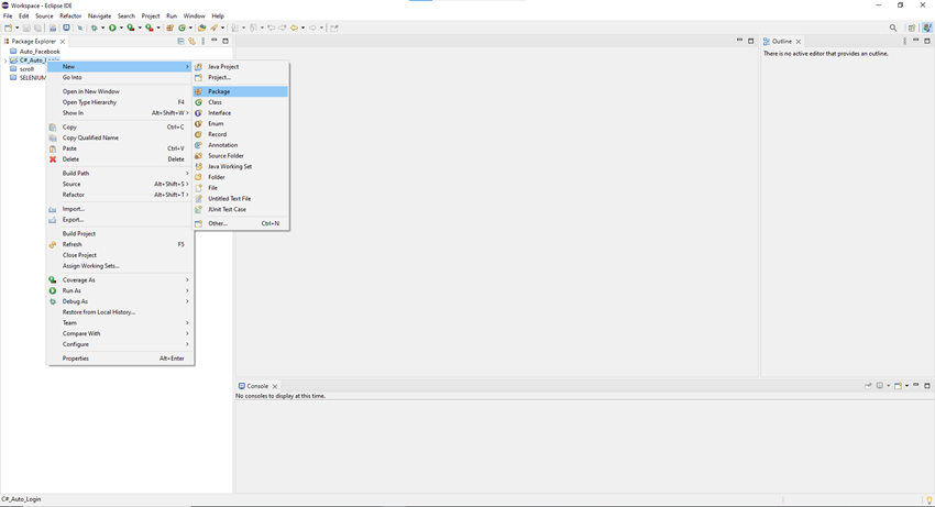 Basic Web Automation using Selenium with Java